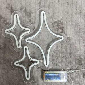 White Star Shaped LED Neon Light